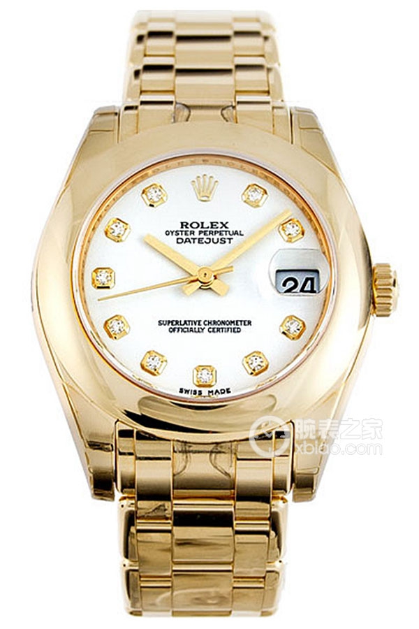 Rolex PEARLMASTER 81208 Yellow Gold with Diamond Setting