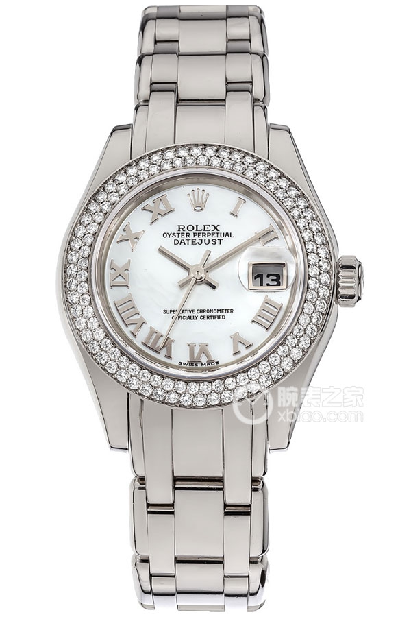 Rolex PEARLMASTER 80339 White Roman Numerals Dial