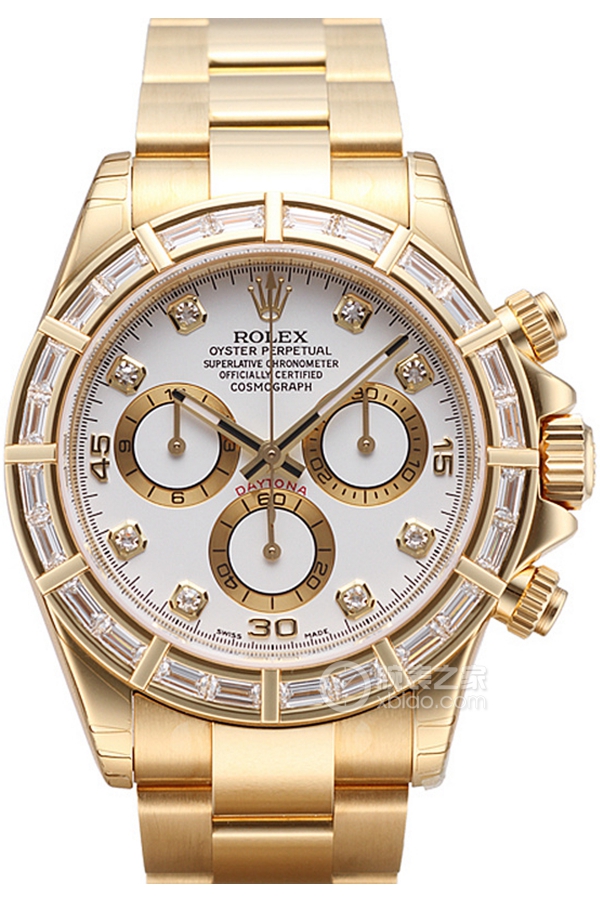 Rolex COSMOGRAPH DAYTONA 116568 White Dialwith Diamonds