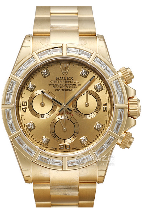 Rolex COSMOGRAPH DAYTONA 116568 Gold Dialwith Diamonds