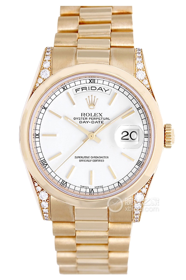 Rolex DAY-DATE 118338 White Dial