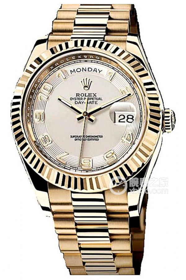 Rolex DAY-DATE 218238 Ivory White Dial