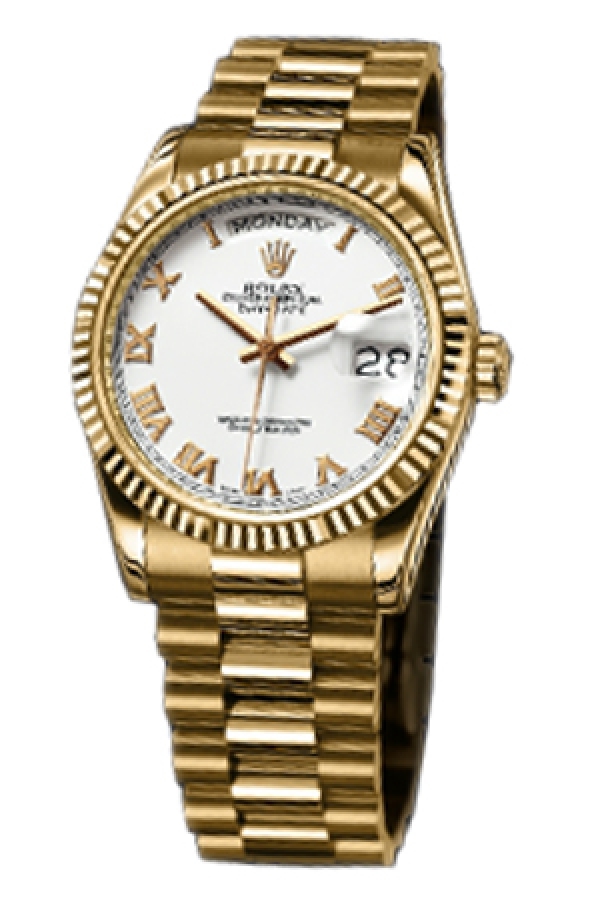 Rolex DAY-DATE 118238-83208 White Dial