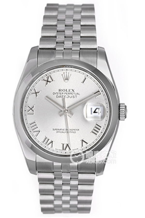 Rolex DATEJUST 116200-63600 Rhodium White Dial