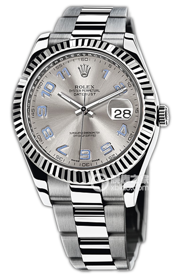 Rolex DATEJUST 116334-72210 Rhodium White Dial