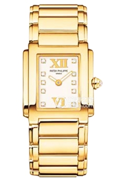 PATEK PHILIPPE TWENTY~4 4907/1J-001 Gold White Dial(49071J001GoldWhiteDial) <em>watch</em>